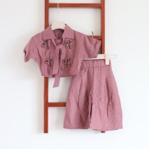 girls designer cord set – modern kids fashion collection