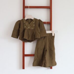 girls blossom cord set – graceful & trendy kids wear