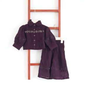 girls designer cord set – modern & comfortable kids outfit