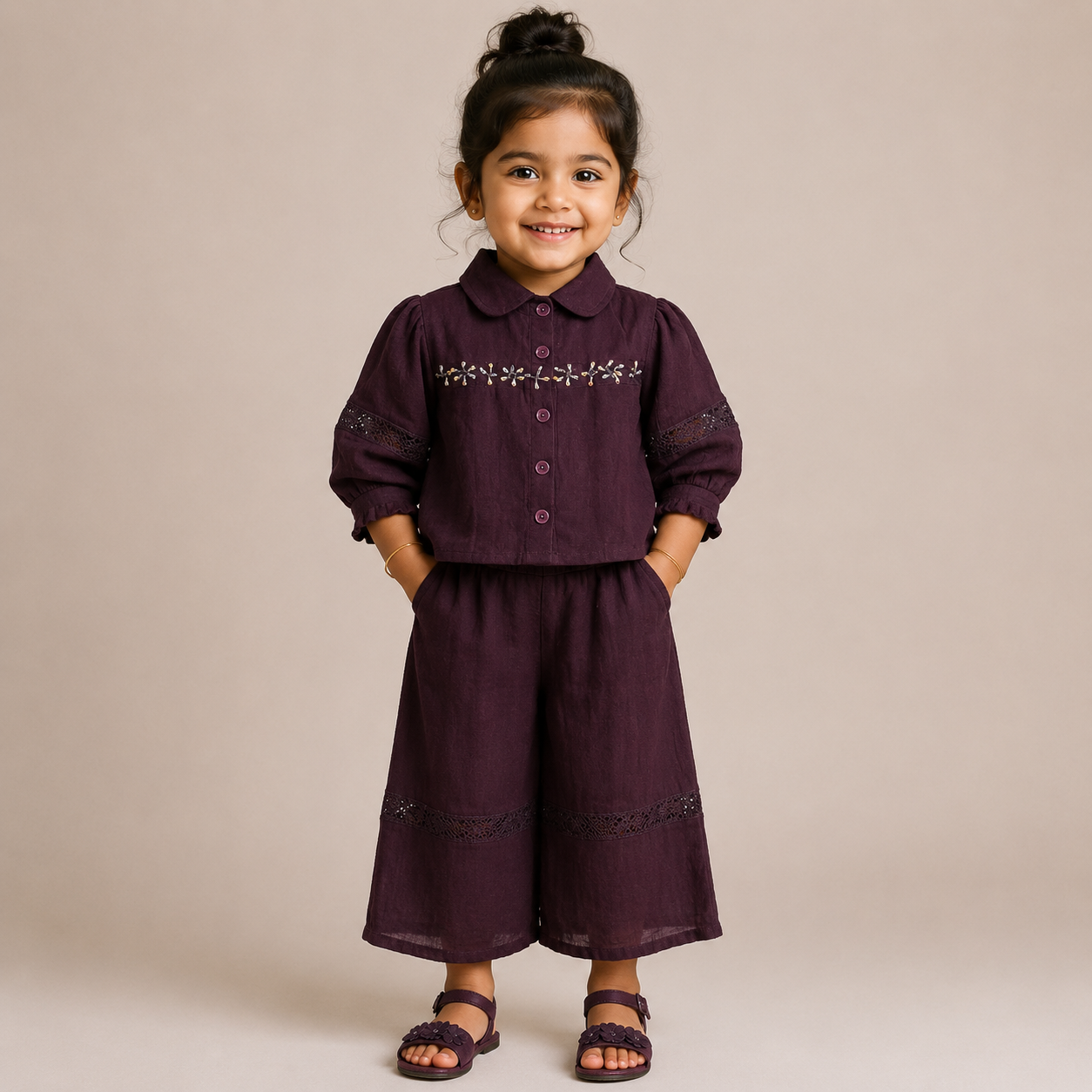 Girls Designer Cord Set – Modern & Comfortable Kids Outfit