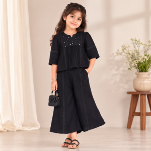 Girls Blossom Cord Set – Graceful & Trendy Kids Wear